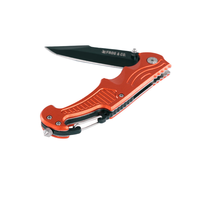 Load image into Gallery viewer, Red Survival Pocket Knife
