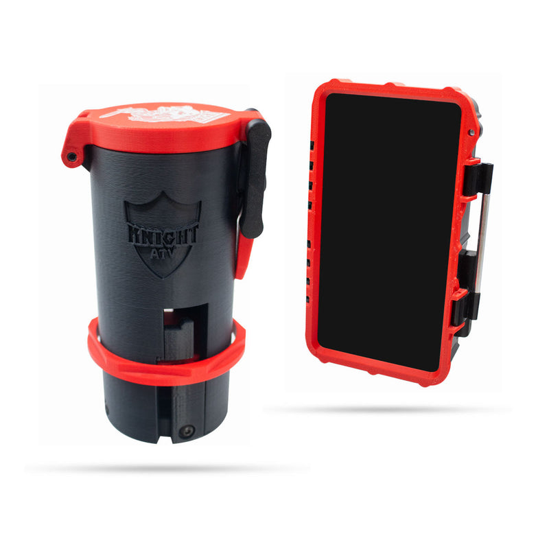 Load image into Gallery viewer, SafeBox phone holder &amp; Knight Shield drink holder bundle
