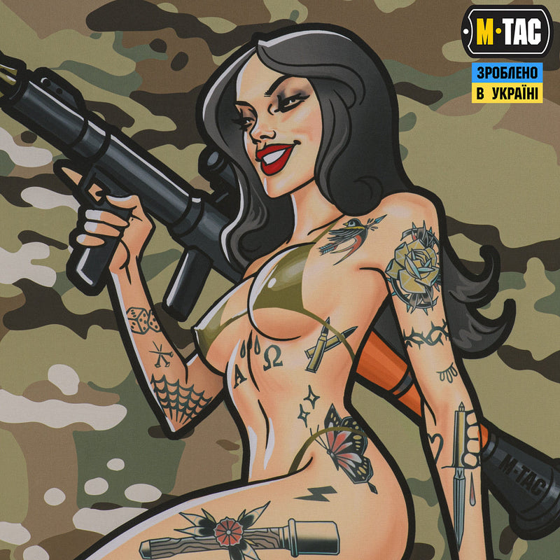 Load image into Gallery viewer, M-Tac Banner Tactical Girl RPG 35.4x51.2 Inches
