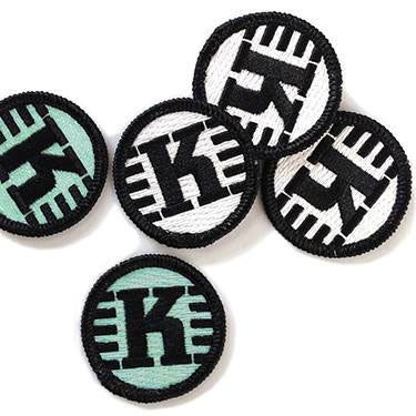 Load image into Gallery viewer, K-Logo - Kastaplast Embroidered Patch (Sew/Glue On)
