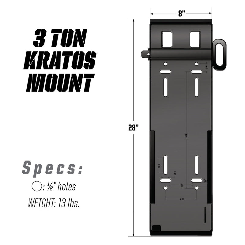 Load image into Gallery viewer, 3 Ton "Kratos" Jack Mount 3.0
