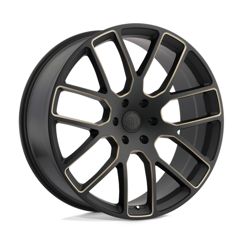Black Rhino Hard Alloys Kunene Matte Black W/ Dark Tint Milled Spokes
