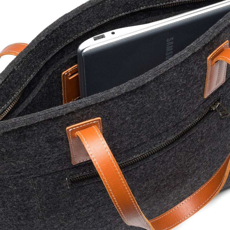 Load image into Gallery viewer, Kyrgies Handmade Wool Tote - Final Sale
