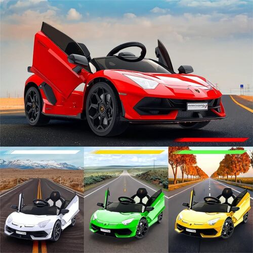 Load image into Gallery viewer, Lamborghini Licensed Electric Ride On Car with Remote Control - The Ultimate Sports Toy for Kids
