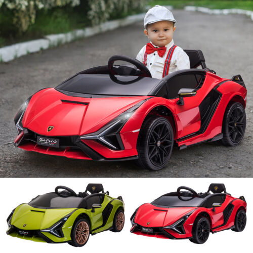 Load image into Gallery viewer, Lamborghini SIAN 12V Kids Electric Ride On Car Toy with Remote Control
