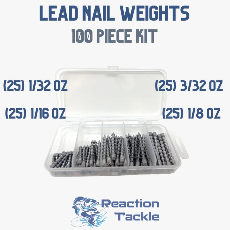 Load image into Gallery viewer, Reaction Tackle Lead Nail Weights/Insert Sinkers
