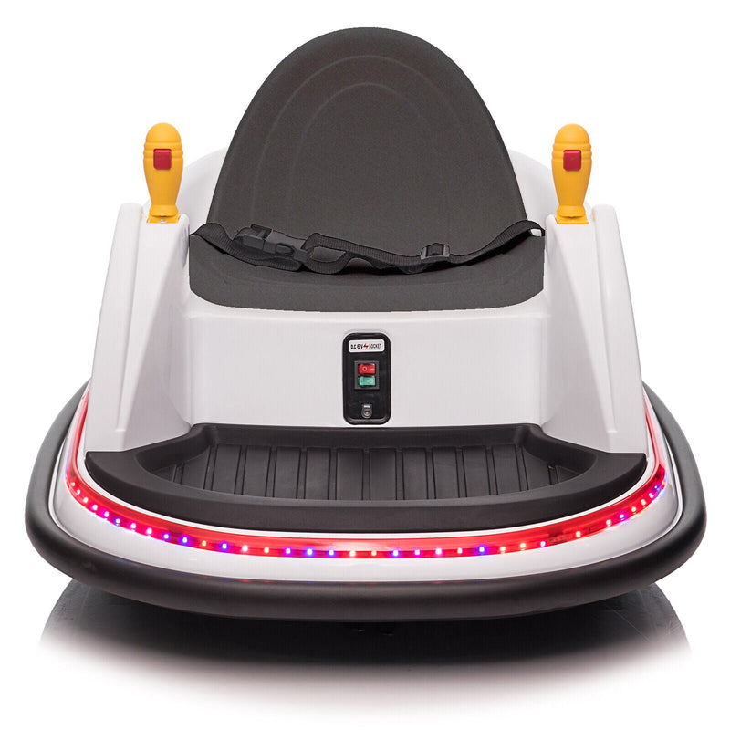 Load image into Gallery viewer, LEADZM 6V 7A.h Electric Bumper Car in White
