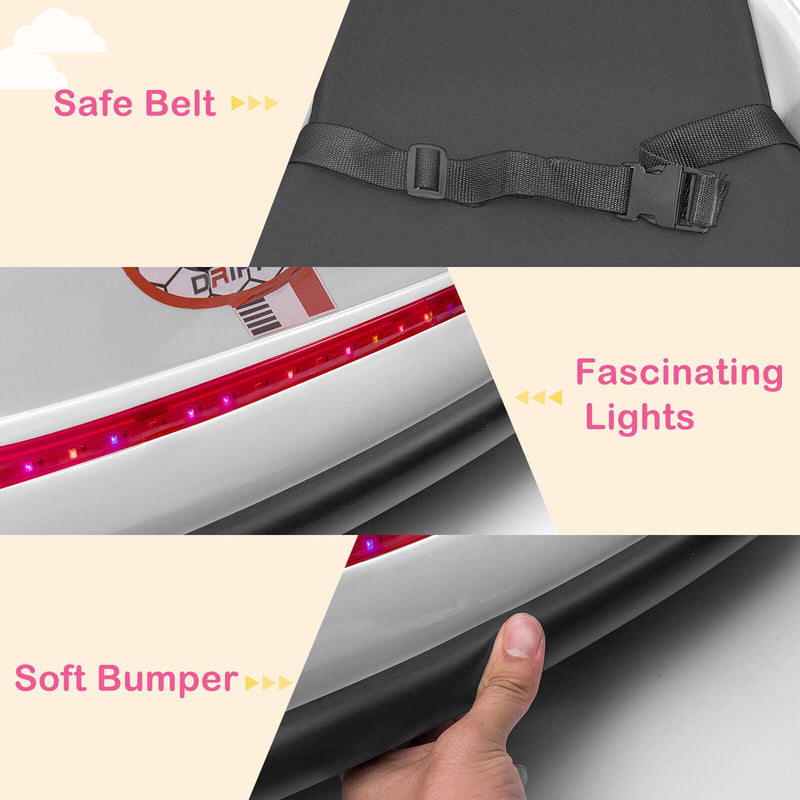 Load image into Gallery viewer, LEADZM 6V 7A.h Electric Bumper Car in White
