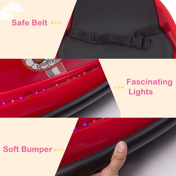 Load image into Gallery viewer, LEADZM 6V 7A.h Red Bumper Car - Exciting Fun for Kids!
