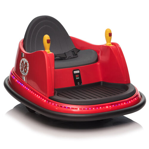 Load image into Gallery viewer, LEADZM 6V 7A.h Red Bumper Car - Exciting Ride for Kids!
