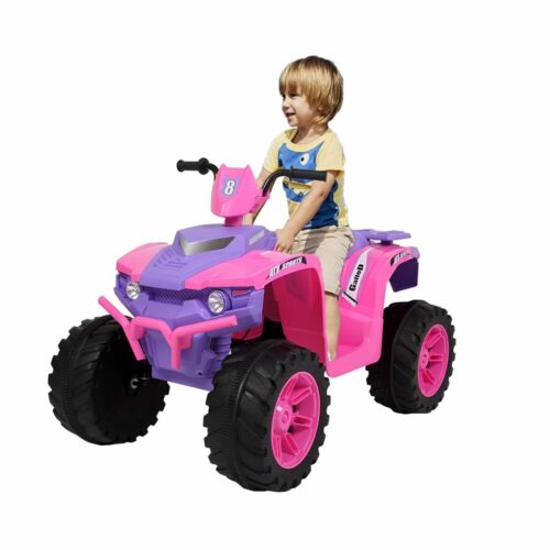 Load image into Gallery viewer, LEADZM Dual Drive All Terrain Kids Car with 2 Speed Modes - Pink/Purple

