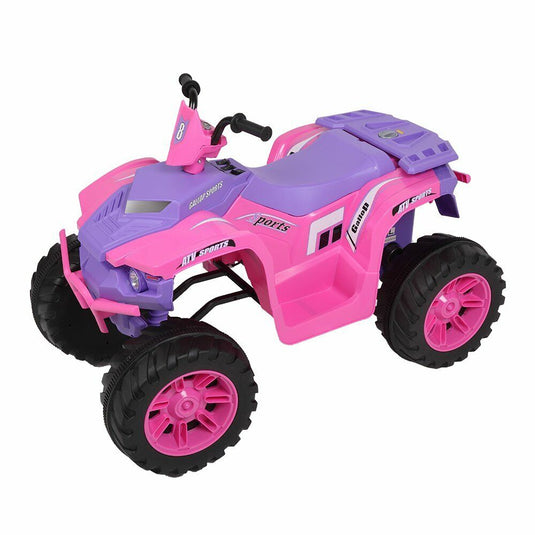LEADZM Dual Drive All Terrain Kids Car with 2 Speed Modes - Pink/Purple