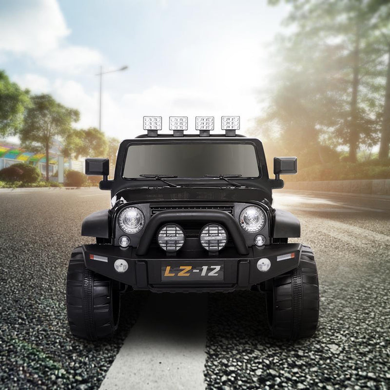 Load image into Gallery viewer, Leadzm LZ-12 12V Kids Ride on Car Toy with Remote Control - Black

