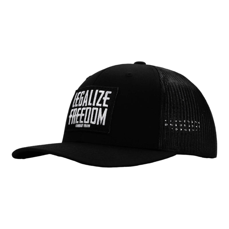 Load image into Gallery viewer, Legalize Freedom Patch Mid-Profile Mesh Snapback
