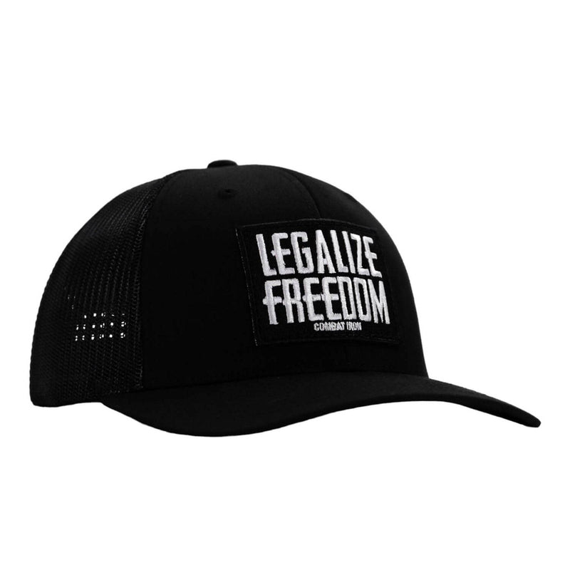 Load image into Gallery viewer, Legalize Freedom Patch Mid-Profile Mesh Snapback
