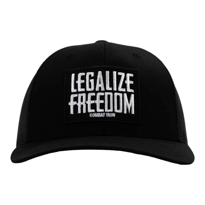 Load image into Gallery viewer, Legalize Freedom Patch Mid-Profile Mesh Snapback
