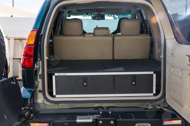 Load image into Gallery viewer, Lexus GX470 2002-2009 1st Gen. - Side x Side Drawer Module with Fitted Top Plate - 41-3/8"W x 10"H x 36"D
