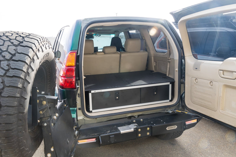 Load image into Gallery viewer, Lexus GX470 2002-2009 1st Gen. - Side x Side Drawer Module with Fitted Top Plate - 41-3/8"W x 10"H x 36"D
