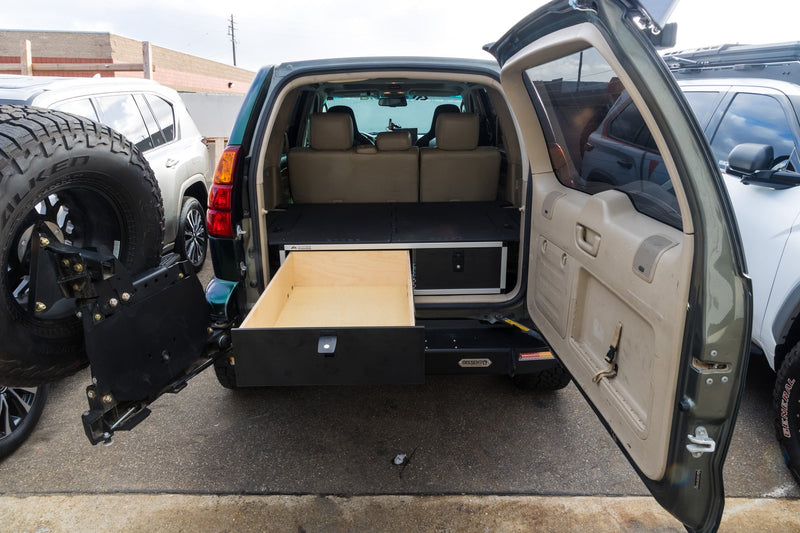 Load image into Gallery viewer, Lexus GX470 2002-2009 1st Gen. - Side x Side Drawer Module with Fitted Top Plate - 41-3/8"W x 10"H x 36"D
