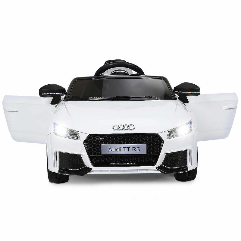 Load image into Gallery viewer, Licensed 12V Audi TT RS Electric Kids Ride On Car with Remote Control and MP3 Player - White
