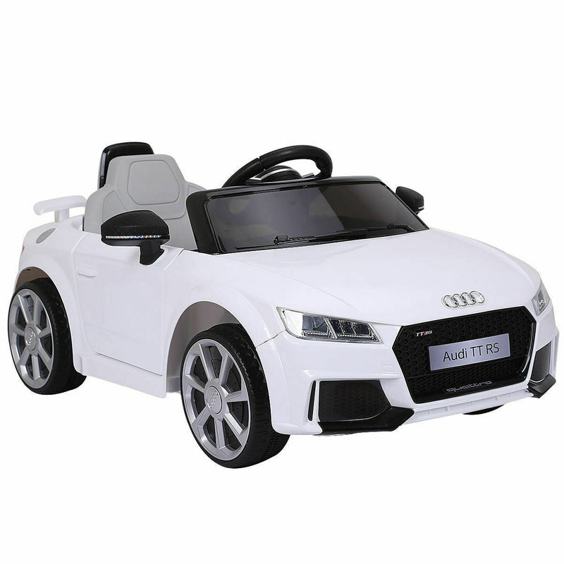 Load image into Gallery viewer, Licensed 12V Audi TT RS Remote Control Electric Ride-On Car for Kids with MP3 Player - White
