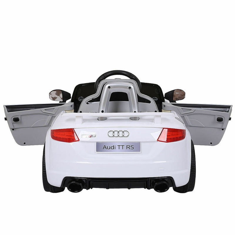 Load image into Gallery viewer, Licensed 12V Audi TT RS Remote Control Electric Ride-On Car for Kids with MP3 Player - White
