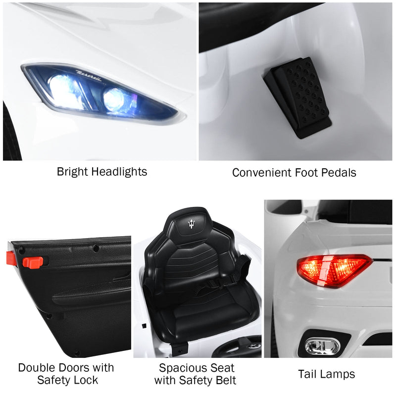 Load image into Gallery viewer, Licensed 12V Maserati GranCabrio Kids Ride On Car with Remote Control and Lights
