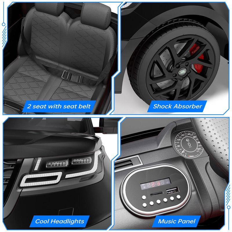 Load image into Gallery viewer, Licensed 12V Rover Electric Ride-On Car for Kids with Remote Control and Music Player
