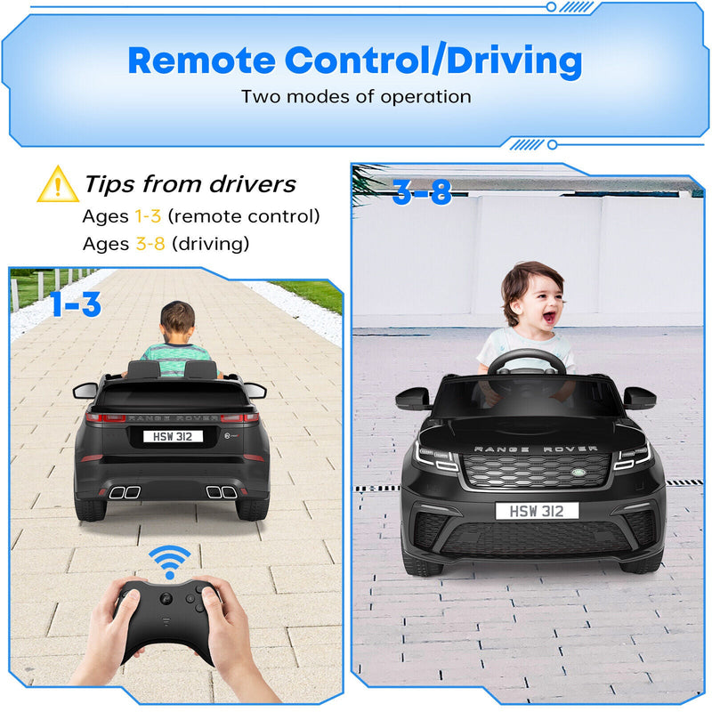 Load image into Gallery viewer, Licensed 12V Rover Electric Ride-On Car for Kids with Remote Control and Music Player

