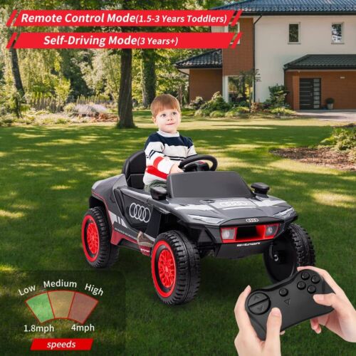 Load image into Gallery viewer, Licensed 12V Sporting Car for Kids with Remote Control and 2 Speed Options
