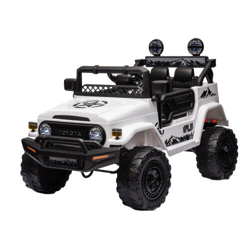 Load image into Gallery viewer, Licensed 12V Toyota FJ Cruiser Electric Ride-On Car for Kids with Remote Control and LED Lights
