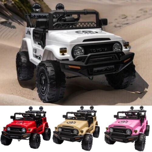 Load image into Gallery viewer, Licensed 12V Toyota FJ Cruiser Electric Ride-On Car for Kids with Remote Control and LED Lights
