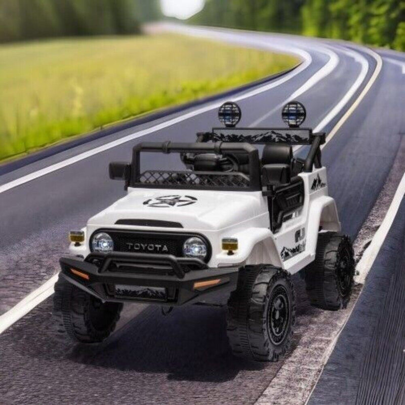 Load image into Gallery viewer, Licensed 12V Toyota FJ Cruiser Electric Ride-On Car for Kids with Remote Control and LED Lights
