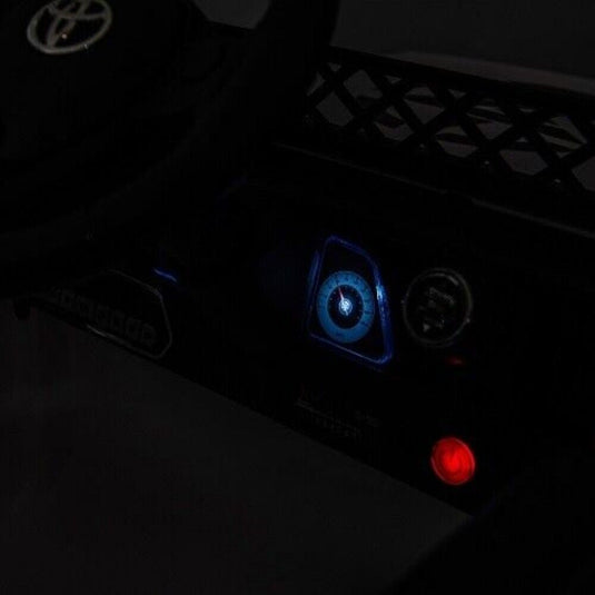 Licensed 12V Toyota FJ Cruiser Electric Ride-On Car for Kids with Remote Control and LED Lights