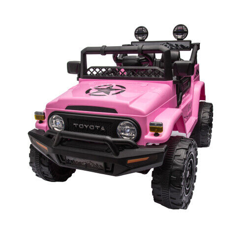 Load image into Gallery viewer, Licensed 12V Toyota FJ Cruiser Electric Ride-On Car for Kids with Remote Control and LED Lights
