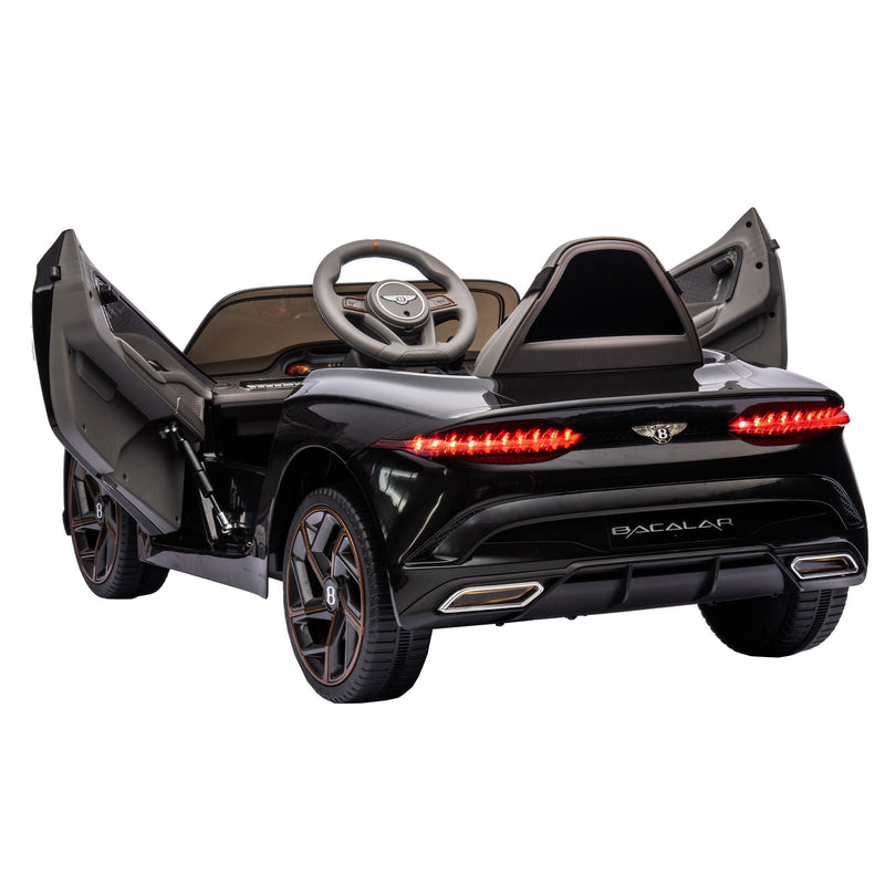 Load image into Gallery viewer, Licensed 2.4G Electric 12V 7A Kids Ride On Car with 3 Speeds - Bentley Black
