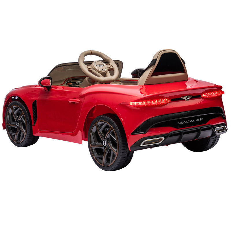 Load image into Gallery viewer, Licensed 2.4G Kids Ride On Car with 3 Speeds - Electric 12V Bentley Red
