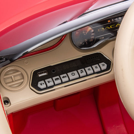 Licensed Bentley 2.4G Electric Ride-On Car for Kids - 3 Speeds, Remote Control, 12V Battery, Red