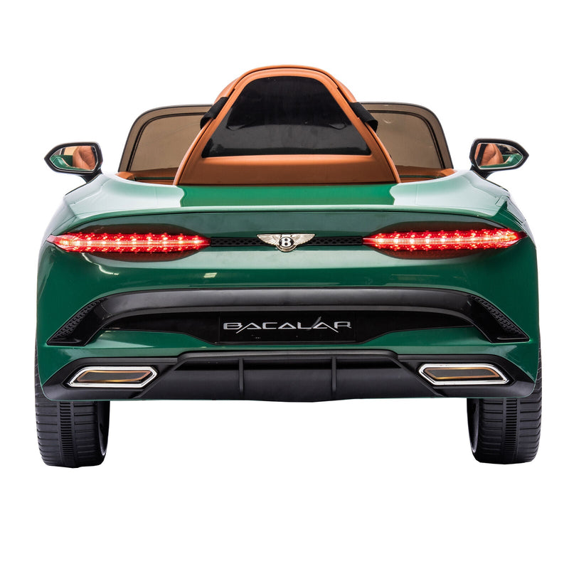 Load image into Gallery viewer, Licensed Bentley 2.4G Kids Ride On Car with Remote Control, 3 Speeds, and 12V Battery - Green
