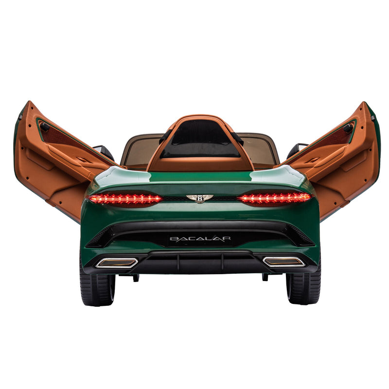 Load image into Gallery viewer, Licensed Bentley 2.4G Kids Ride On Car with Remote Control, 3 Speeds, and 12V Battery - Green
