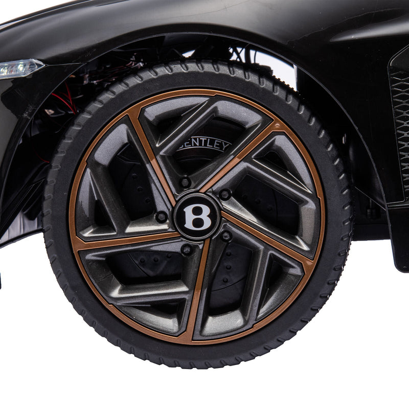 Load image into Gallery viewer, Licensed Bentley 2.4G RC Kids Ride On Car with 3 Speeds - Electric 12V 7A in Sleek Black
