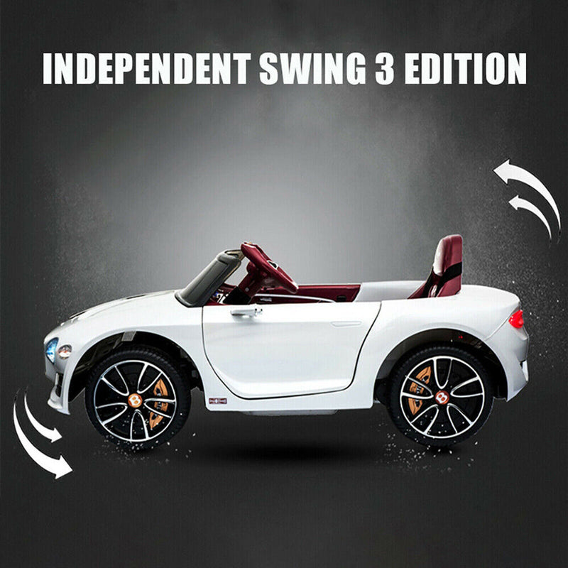 Load image into Gallery viewer, Electric Kids Ride-On Car with Remote Control, LED Lights, MP3 Player, and Bentley-Inspired Design - 12V
