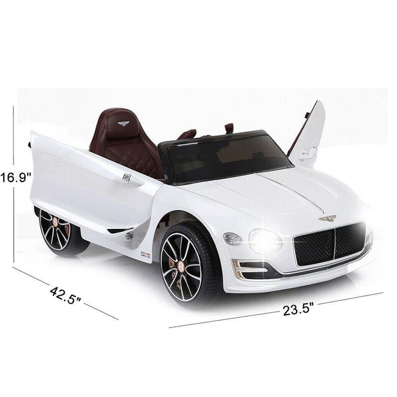 Load image into Gallery viewer, Electric Kids Ride-On Car with Remote Control, LED Lights, MP3 Player, and Bentley-Inspired Design - 12V
