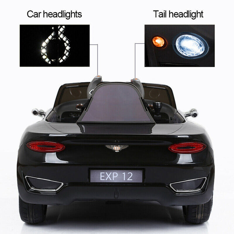 Load image into Gallery viewer, 12V Electric Kids Ride On Car with LED Lights - Bentley EXP12 Inspired Design
