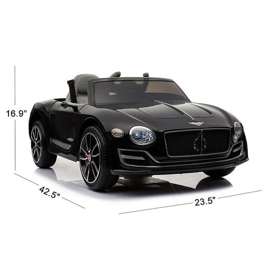 12V Electric Kids Ride On Car with LED Lights - Bentley EXP12 Inspired Design