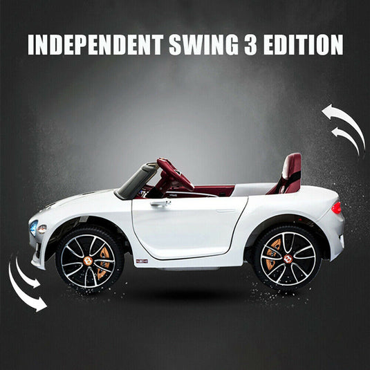 12V Electric Kids Ride On Car with LED Lights - Bentley EXP12 Inspired Design