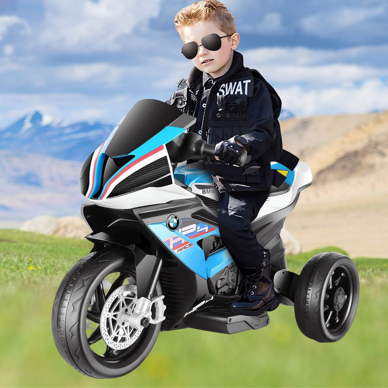 Load image into Gallery viewer, Licensed BMW 12V Battery Powered Electric Ride-On Motorcycle for Kids
