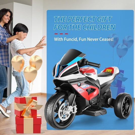 Licensed BMW 12V Battery Powered Electric Ride-On Motorcycle for Kids
