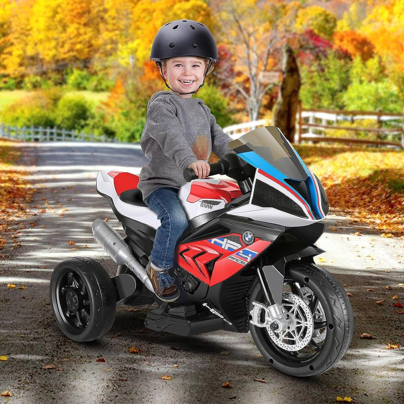 Load image into Gallery viewer, Licensed BMW 12V Battery Powered Electric Ride-On Motorcycle for Kids
