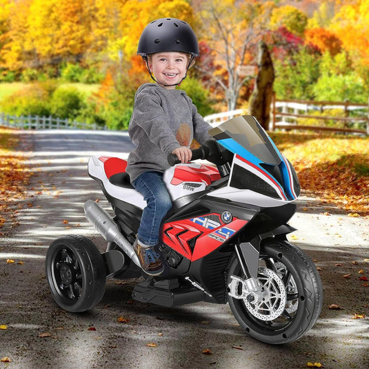 Licensed BMW 12V Battery Powered Electric Ride-On Motorcycle for Kids